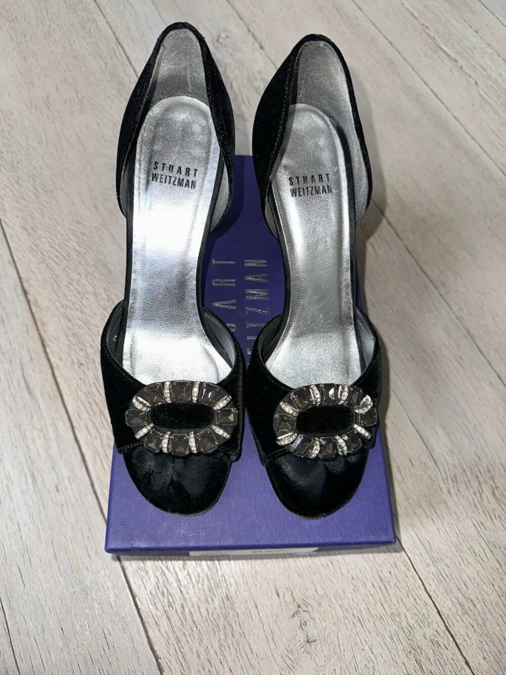 Stuart Weitzman Black Heels Classic Design